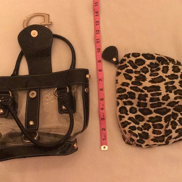Gifted. Guess Concert Clear & Black Bag. - Picture 7 of 8